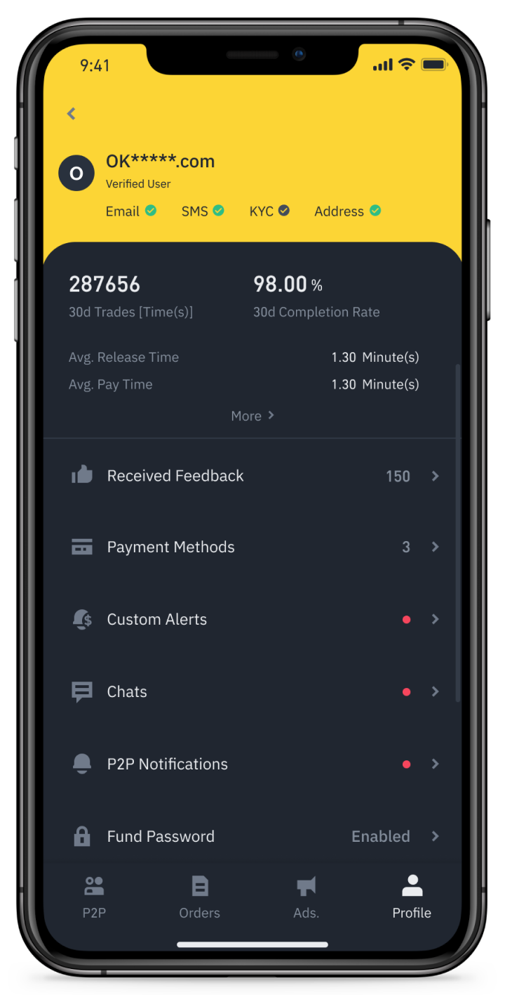 binance p2p advantage
